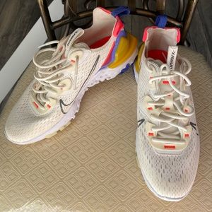 Size 8.5 Men’s - Nike React Vision White/Multi-Color